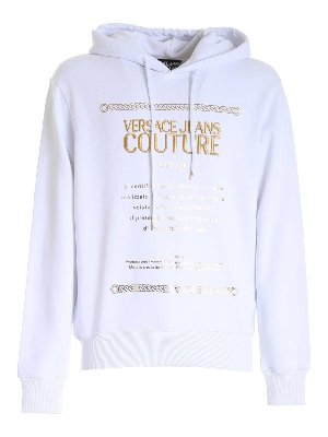 Sweatshirts Sweaters Valentino Vltn Hoodie In White Wv3mf14f3tva33