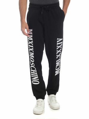 mens moschino tracksuit bottoms