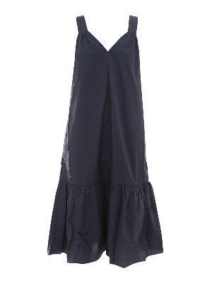 CLOSED: maxi dresses - Sleeveless cotton maxi dress