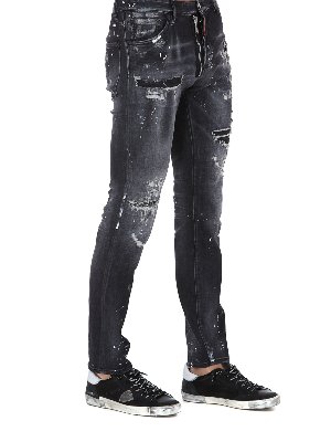 dsquared jeans black mens
