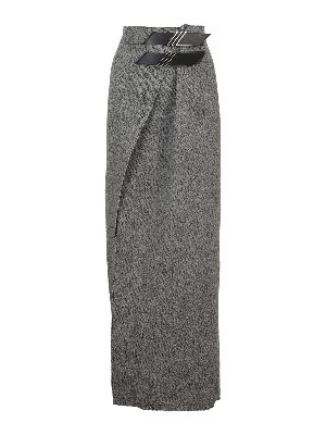 The Attico: Long skirts - Gauzed tweed skirt