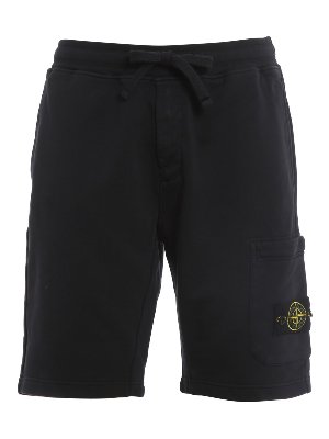 stone island black tracksuit bottoms