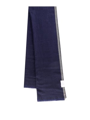 for Men Blue Mens Accessories Scarves and mufflers Brunello Cucinelli Scarf in Purple 