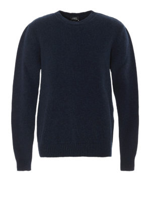 A.P.C.: maglia collo rotondo - Girocollo in lana melange