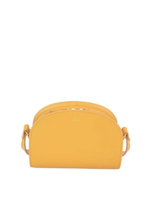 A.P.C.: cross body bags - Leather half-moon bag