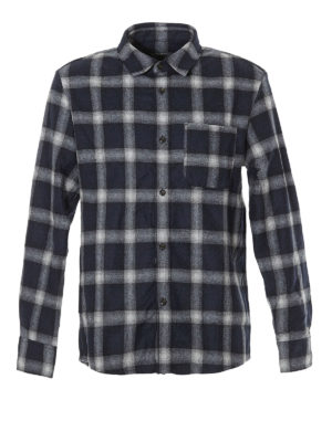 A.P.C.: shirts - Trek check wool flannel shirt