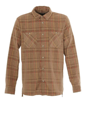 A.P.C.: shirts - Tundra plaid corduroy shirt