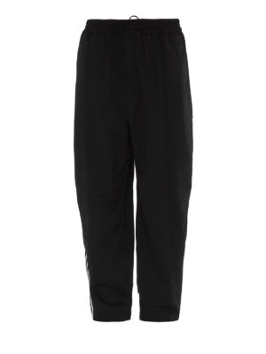 ADIDAS Y-3: pantaloni sport - Pantaloni da tuta in misto lana