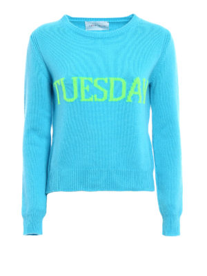Alberta Ferretti: crew necks - Rainbow Week Tuesday sweater