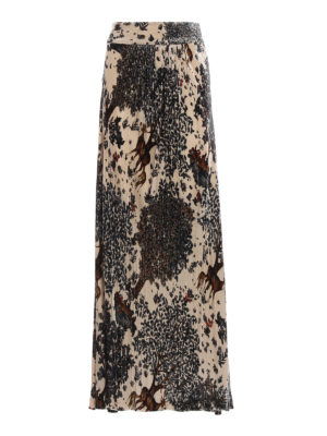 ALBERTA FERRETTI: Gonne Lunghe - Gonna lunga in velluto misto seta fantasia