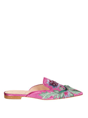 ALBERTA FERRETTI: sabot - Sabot Mia con tomaia in misto seta