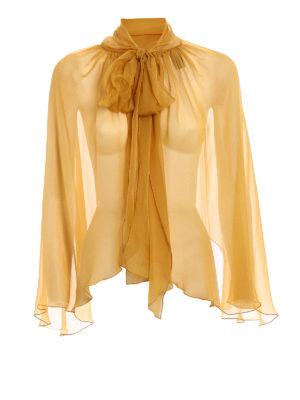 ALBERTA FERRETTI: Estolas y chales - Estola - Amarillo