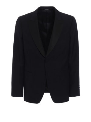 ALEXANDER MCQUEEN: giacche blazer - Giacca in crepe di lana e mohair