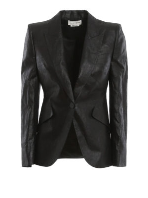 ALEXANDER MCQUEEN: Blazer - Blazer - Negro