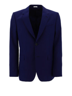 ALEXANDER MCQUEEN: blazers - Wool blend single breasted blazer