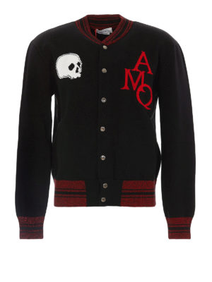 ALEXANDER MCQUEEN: bombers - Linen blend bomber jacket