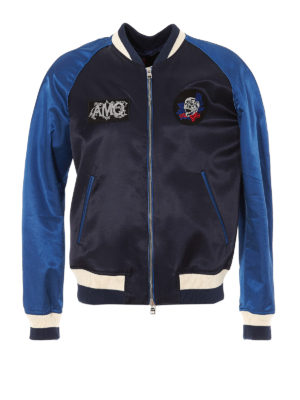 ALEXANDER MCQUEEN: bombers - Logo embroideries bomber jacket