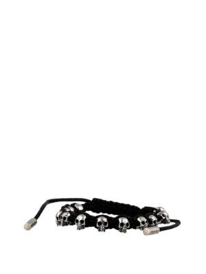 ALEXANDER MCQUEEN: Bracciali e Braccialetti - Bracciale Skull Friendship in ottone