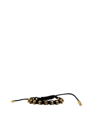 ALEXANDER MCQUEEN: Bracciali e Braccialetti - Bracciale Skull Friendship intrecciato