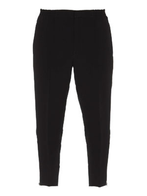 ALEXANDER MCQUEEN: casual trousers - Cotton cropped pants