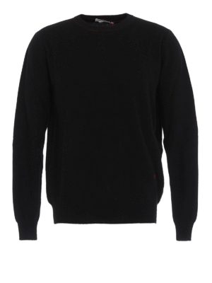 ALEXANDER MCQUEEN: crew necks - Embroidery detailed cashmere crewneck