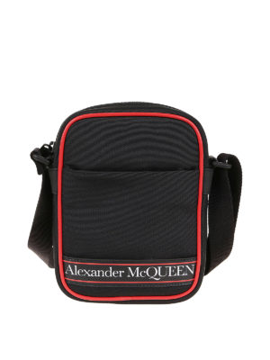 ALEXANDER MCQUEEN: cross body bags - Nylon messenger bag