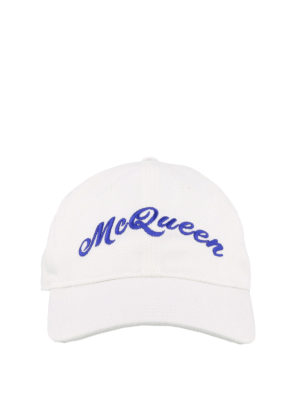 ALEXANDER MCQUEEN: hats & caps - Logo embroidery baseball cap