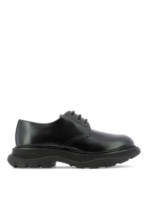 ALEXANDER MCQUEEN: lace-ups shoes - Maxi sole leather derby shoes