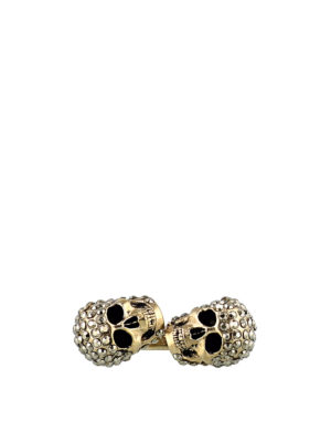 ALEXANDER MCQUEEN: Anillos - Anillo - Dorado