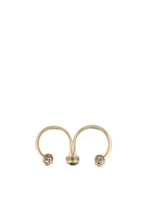 ALEXANDER MCQUEEN: Anillos - Anillo - Dorado