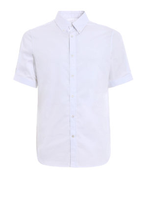 ALEXANDER MCQUEEN: camicie - Camicia b/d in cotone stretch