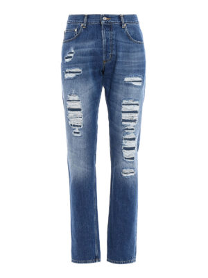 ALEXANDER MCQUEEN: jeans dritti