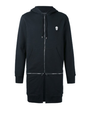 ALEXANDER MCQUEEN: Felpe e maglie - Felpa lunga con cappuccio e zip