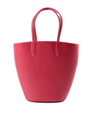 ALEXANDER MCQUEEN: shopper - Basket Bag S in pelle di vitello