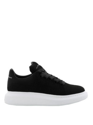 ALEXANDER MCQUEEN: sneakers - Sneaker Oversize in tessuto nero