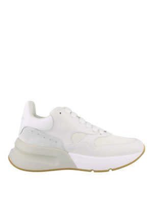 ALEXANDER MCQUEEN: sneakers - Sneaker Runner Oversize bianche e crema