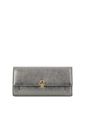ALEXANDER MCQUEEN: portafogli - Portafoglio Continental Skull con catena