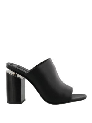 ALEXANDER WANG: sabot - Mules Avery in pelle