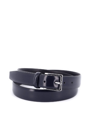 Anderson's: belts - Blue brushed leather belt