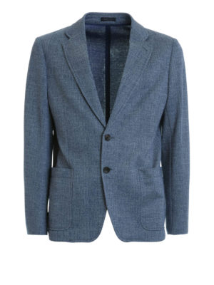 ARMANI COLLEZIONI: blazers - Cotton unstructured blazer