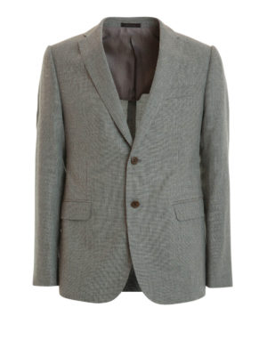 ARMANI COLLEZIONI: blazers - Linen blazer