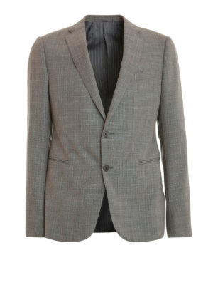 ARMANI COLLEZIONI: blazers - Wool and silk blazer