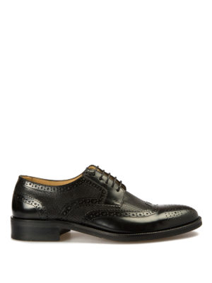 ARMANI COLLEZIONI: classiche - Derby in pelle con dettagli brogue