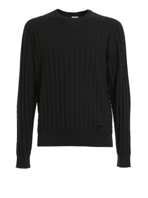 ARMANI COLLEZIONI: crew necks - Geometric motif sweater