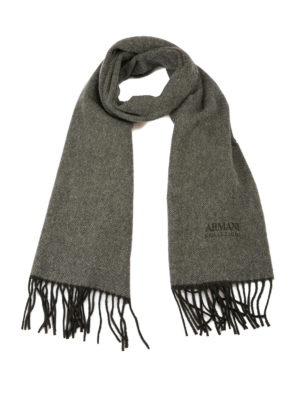 ARMANI COLLEZIONI: sciarpe e foulard - Sciarpa in cashmere spigato