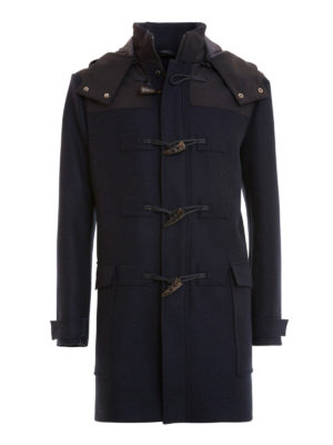 Armani Collezioni: short coats - Wool and cashmere blend montgomery