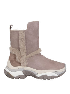 ASH: Stiefeletten - Stiefeletten - Taupe
