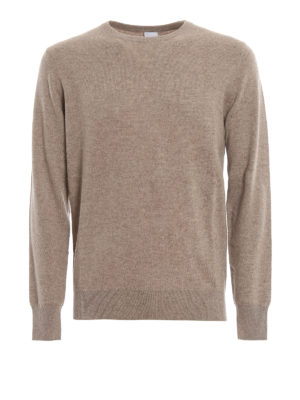 ASPESI: crew necks - Beige cashmere crewneck