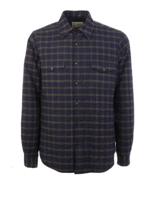 ASPESI: padded jackets - Tartan motif padded jacket