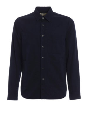 ASPESI: camicie - Camicia in cotone con tasche applicate